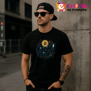 Tricou In crypto we trust, in crypto avem incredere, Copii | Dama | Barbat , tricou negru - Img 11
