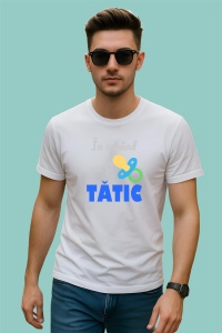 Tricou In Curand Voi Fi Tatic Baiat, din bumbac 100%, tricou alb, Dama | Barbat - Img 2