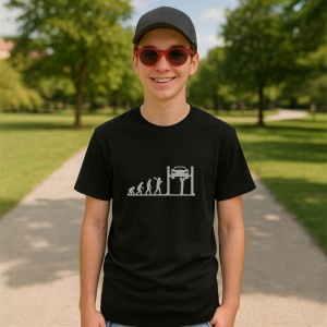 Tricou Istoria mecanicului Negru, Copii | Dama | Barbat - Img 7