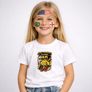 Tricou James Rodriguez Colombia World Cup Fifa 2026, din bumbac 100%, tricou alb, Copii | Dama | Barbat - Img 2