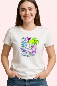 Tricou joker carnaval haotic stil stropi, Copii | Dama | Barbat - Img 4