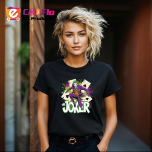 Tricou Joker silueta completa fundal exploziv, Copii | Dama | Barbat , tricou negru - Img 8