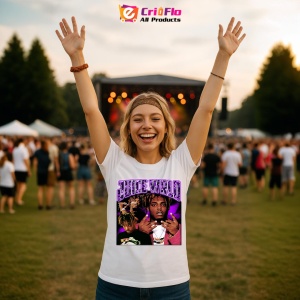 Tricou Juice WRLD - Purple Splash, muzica Pop Rock / Indie Pop, Dama | Barbat | Copii - Img 8