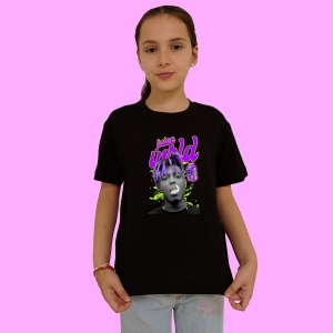 Tricou Juice WRLD - Purple Splash, muzica Rock / Pop Rock, Dama | Barbat | Copii, Culoare Negru - Img 2