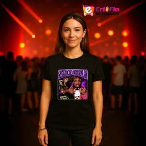 Tricou Juice WRLD - Purple Splash, muzica Rock / Pop Rock, Dama | Barbat | Copii, Culoare Negru - Img 11