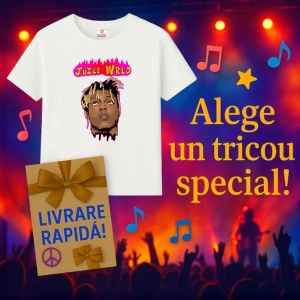 Tricou Juice WRLD v1, muzica Hip-Hop / Southern Rap, Dama | Barbat | Copii - Img 8