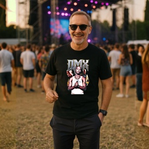 Tricou Justin Bieber - Drew House, muzica Hip-Hop / Trap, Dama | Barbat | Copii, Culoare Negru - Img 7
