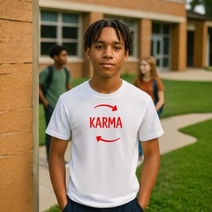 Tricou Karma Se introace Garantat - Copii | Dama | Barbat - Img 5