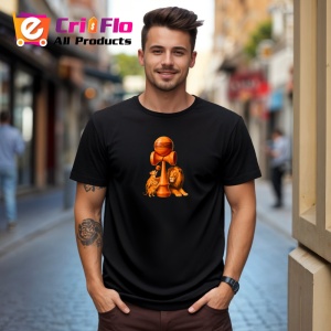 Tricou Kendama leu cu stil safari african, din bumbac 100%, tricou negru pentru Copii | Dama | Barbat - Img 3
