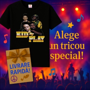 Tricou Kid 'n Play, muzica POP, Dama | Barbat | Copii, Culoare Negru - Img 15