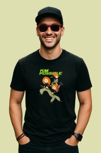 Tricou Kim Possible agenta secreta adolescenta in misiuni de salvare, Copii | Dama | Barbat , tricou negru - Img 4