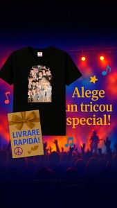 Tricou KPOP dama cu trupa formatia BAEKHYUN EXO 2 , music Coreean 144 - Img 6