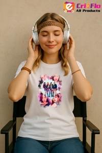 Tricou KPOP dama cu trupa formatia BLACKPINK 1 , music Coreean 157 - Img 9