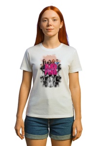 Tricou KPOP dama cu trupa formatia BLACKPINK 5 , music Coreean 164 - Img 2