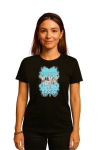 Tricou KPOP dama cu trupa formatia BTS 3 , music Coreean 180