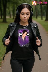 Tricou KPOP dama cu trupa formatia BTS JUNKKOOK , music Coreean 192 - Img 5