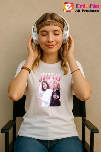 Tricou KPOP dama cu trupa formatia JIHYO 3 , music Coreean 233 - Img 8