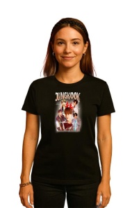 Tricou KPOP dama cu trupa formatia JUNGKOOK 9 , music Coreean 247 - Img 2