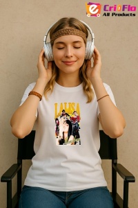 Tricou KPOP dama cu trupa formatia LALISA , music Coreean 251 - Img 8
