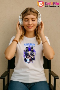Tricou KPOP dama cu trupa formatia MOMO 2 , music Coreean 272 - Img 8