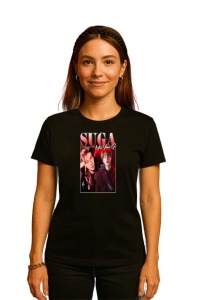 Tricou KPOP dama cu trupa formatia SUGA , music Coreean 292 - Img 2