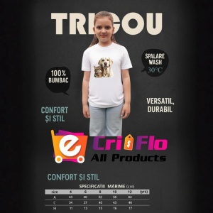 Tricou Labrador Retriever si pisica tabby prieteni adorabili Copii | Dama | Barbat Barbat - Img 15