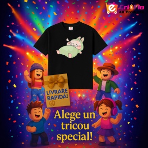 Tricou Labubu bebelus, Unisex Dama si Barbat | Copii, Culoare Negru - Img 6