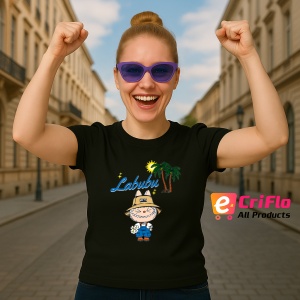 Tricou Labubu detectiv, Unisex Dama si Barbat | Copii, Culoare Negru - Img 3
