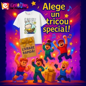 Tricou Labubu kiwi hamac, Unisex Dama si Barbat | Copii - Img 11