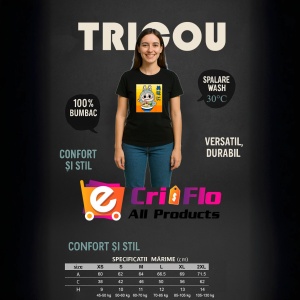 Tricou Labubu ramen japonez, Unisex Dama si Barbat | Copii, Culoare Negru - Img 8