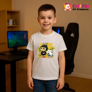 Tricou Labubu zoom out, Unisex Dama si Barbat | Copii - Img 4