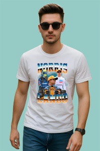 Tricou Lando Norris Colaj Artistic Echipa Mclaren Formula 1, Copii | Dama | Barbat - Img 2