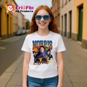 Tricou Lando Norris Ilustratie Masina Echipa Mclaren Formula 1, Copii | Dama | Barbat - Img 7