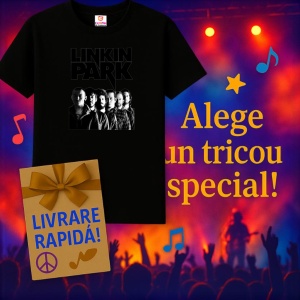 Tricou Linkin Park - Group Photo, muzica Pop, Dama | Barbat | Copii, Culoare Negru - Img 11