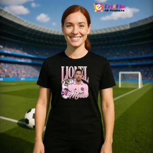 Tricou Lionel Messi Inter Miami Presentation - Copii | Dama | Barbat - Img 10