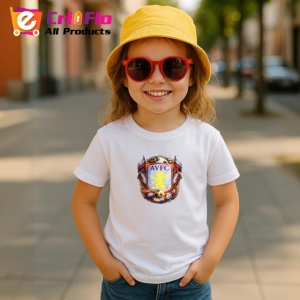 Tricou Logo Aston Villa Fotbal Leu Club Anglia, din bumbac 100% , tricou alb pentru Copii | Dama | Barbat - Img 5