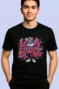 Tricou Lola slam dunk basket style si fundal urban Copii | Dama | Barbat Barbat - Img 4
