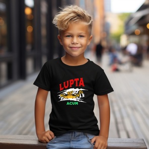 Tricou Lupta Acum Negru, FIGHT FOR EVERY SPACE Negru, Copii | Dama | Barbat - Img 5