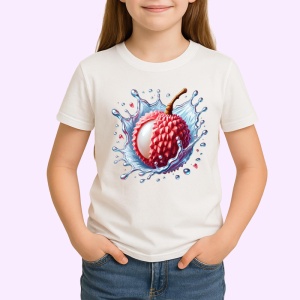 Tricou Lychee si valuri dulci, Fructe, Copii | Dama