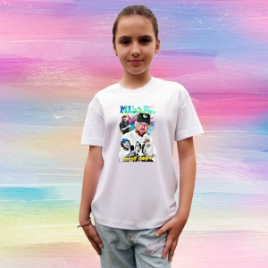 Tricou Mac Miller - Tricou alb, fundal colorat, muzica Not Applicable, Dama | Barbat | Copii - Img 12