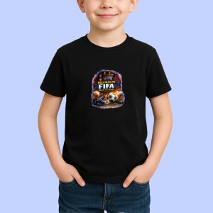 Tricou Man Of The Match Fifa Card Minge Fotbal, din bumbac 100%, tricou negru Copii | Dama | Barbat - Img 2