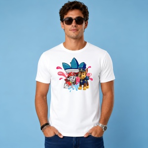 Tricou Marshall Si Chase Patrula Catelului Urban Splash Design, din bumbac 100% Copii | Dama | Barbat - Img 3