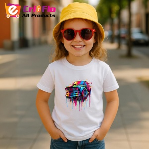 Tricou Masina retro sport stil pop art viteza si culoare Copii | Dama | Barbat - Img 11