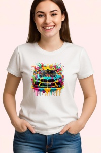 Tricou Masina sport tuning in stil pop art graffiti Copii | Dama | Barbat - Img 3