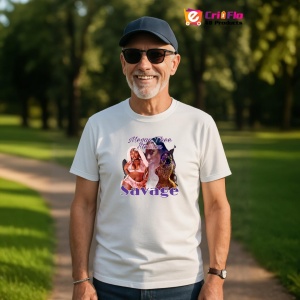 Tricou Megan Thee Stallion - Savage, muzica Hip-Hop (Gangsta Rap), Dama | Barbat | Copii - Img 4