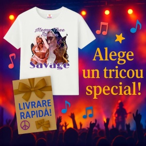 Tricou Megan Thee Stallion - Savage, muzica Hip-Hop (Gangsta Rap), Dama | Barbat | Copii - Img 10