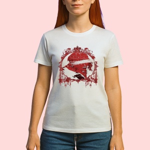 Tricou MF DOOM - Red Mask Art, muzica Hip-Hop / Drill, Dama | Barbat | Copii - Img 2