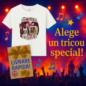 Tricou Michael Jordan - NBA Collage, muzica Hip-Hop / Pop / Rock, Dama | Barbat | Copii - Img 10