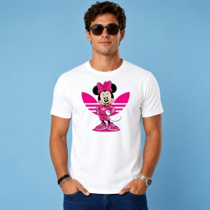 Tricou Minnie Mouse Pink Tracksuit Street Fashion Urban Girl, din bumbac 100% Copii | Dama | Barbat