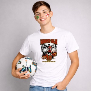 Tricou Mohamed Salah Egypt World Cup Fifa 2026, din bumbac 100%, tricou alb, Copii | Dama | Barbat